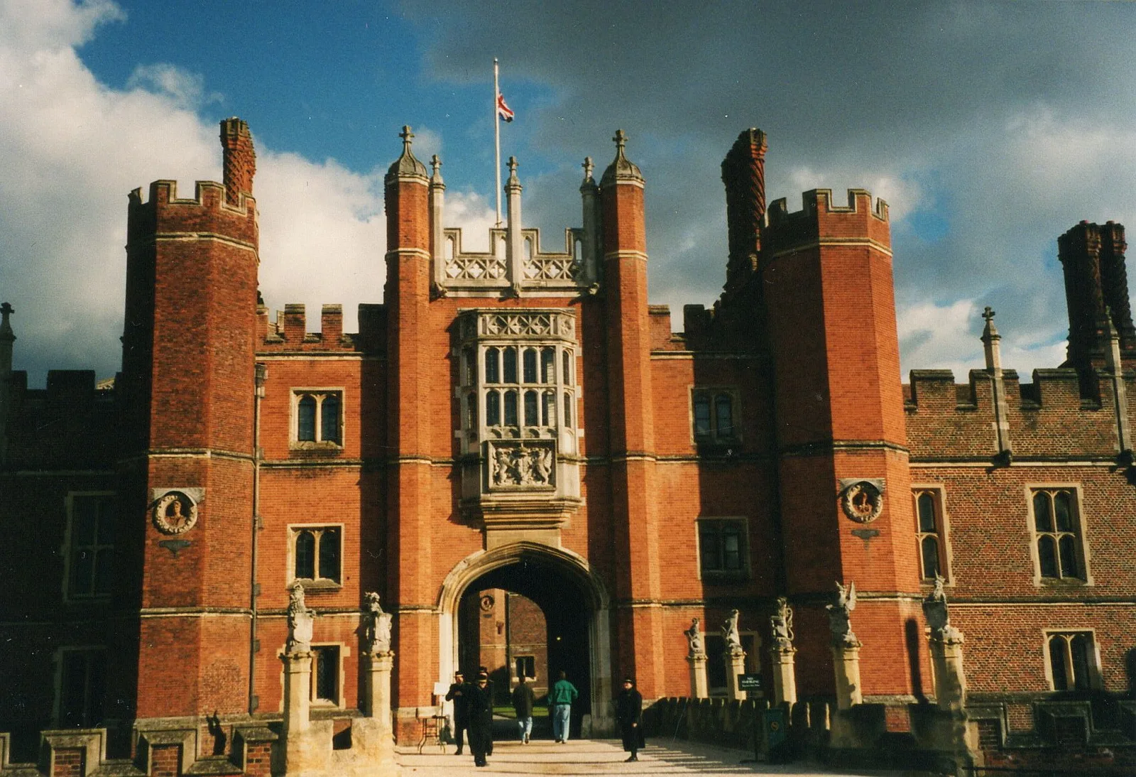 The Great Gatehouse on the west front of Hampton Court Palace